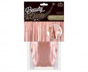 Kurtyna matowa B&C różowo-złota 100 x 200 cm SH-KMRZ