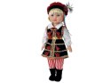 Lalka chłopiec 38cm KRAKOWIAK w stroju ludowym z polskim głosem śpiewa i mówi po polsku twarda