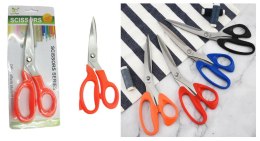 Nożyczki z kolorową rączką 22 cm na blistrze GDD-2419