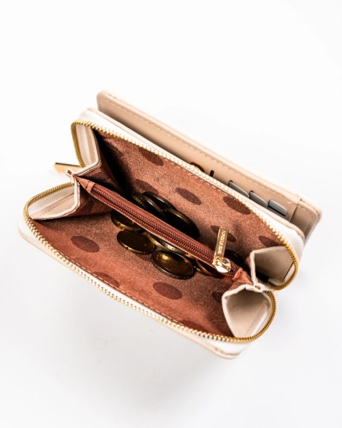 Portfel damski PU R-PKK-02 Cream