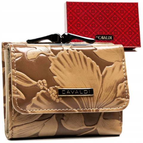 Portfel damski skóra + PU PX32-DSF Camel