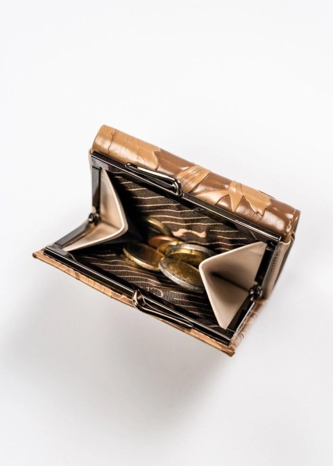 Portfel damski skóra + PU PX32-DSF Camel