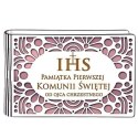 Pudełko na pieniądze banknotówka KOMUNIA - od OJCA CHRZESTNEGO - Ażur 3302A-KOM3R-OC