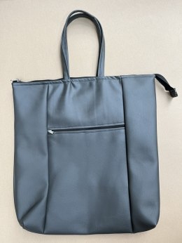 Torba 14,5cm z zamkiem i kieszonką 3.3 szary