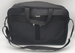 Torba na laptopa z materiału 40 x 28cm czarna