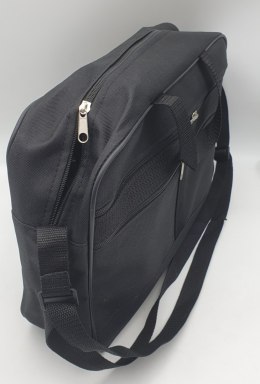 Torba na laptopa z materiału 40 x 28cm czarna