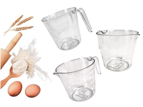 Kubek dzbanek z miarką 1000ml A201