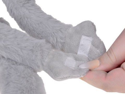 Maskotka lemur wiszący z rzepami 45cm ZA5658