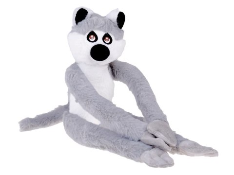Maskotka lemur wiszący z rzepami 45cm ZA5658