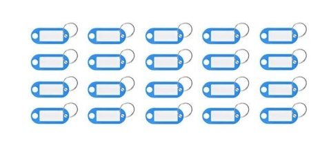 Zestaw brelok/identyfikatory do kluczy 100 szt