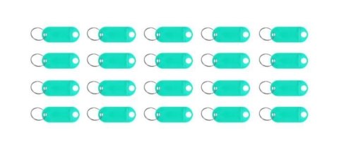 Zestaw brelok/identyfikatory do kluczy 100 szt