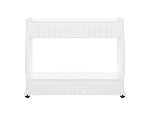 Półeczka kuchenna mobilna na kółkach biała