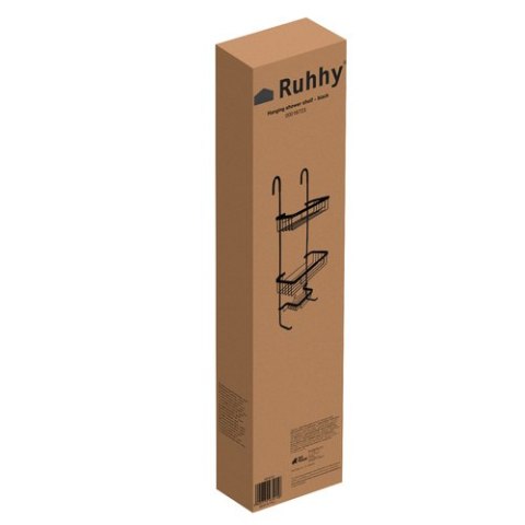 Półka prysznicowa zawieszana- czarna