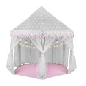 Namiot dla dzieci szaro - różowy Kruzzel 23476