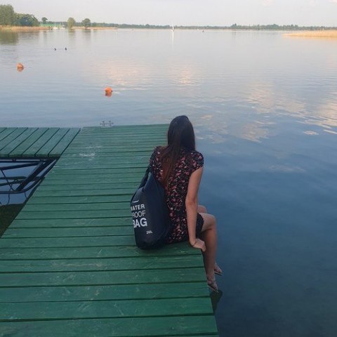 Worek wodoszczelny 20L czarny 23566