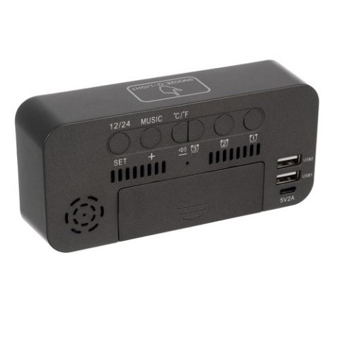 Budzik- zegar LED Izoxis 24736