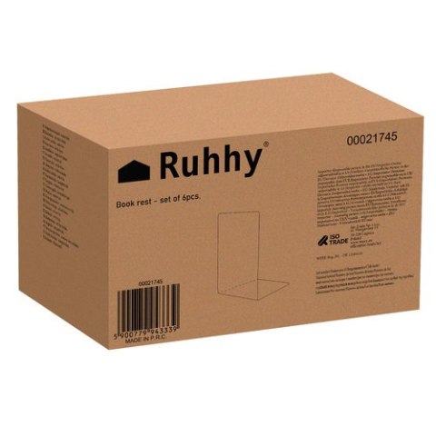 Podpórka do książek- zestaw 6szt. Ruhhy 21745