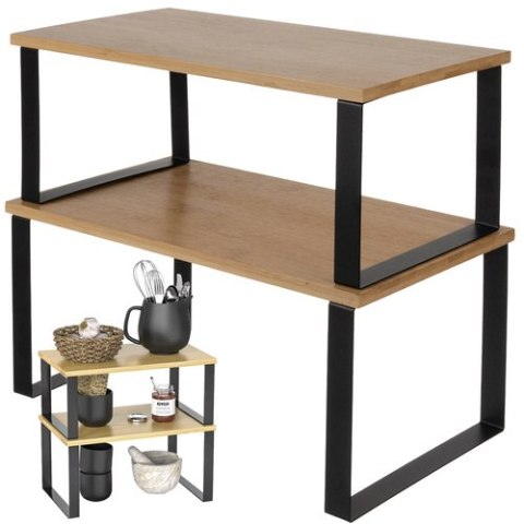 Półka kuchenna bambusowa - 2 szt. Ruhhy 25661