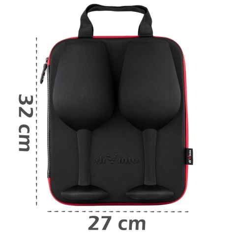 Etui z kieliszkami Who cares rocznica Walentynki