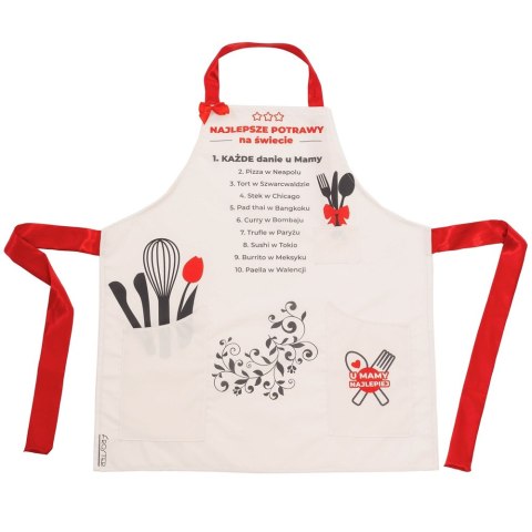 Fartuch ze stemplem do ciastek prezent Dzień Matki