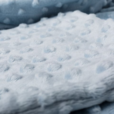 Kocyk z rękawami kapturem Mięta dla dziecka dzieci