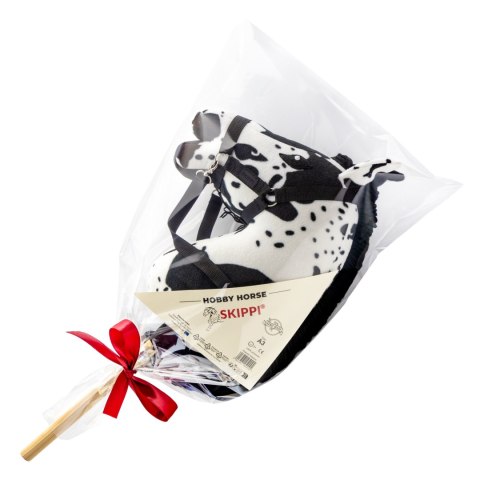 Skippi Hobby Horse tarantowaty - biało czarny - prezent na dzień dziecka