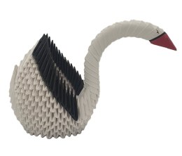 Łabędź z papieru origami