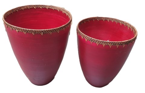 Kosz donica bambus 2szt 40cm , 45cm TGM3204