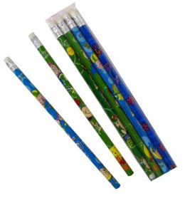 Ołówki z gumką 4szt. | OL-104Z