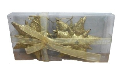 Ozdoba bożon. zawieszki gwiazdki 4szt. | DF4-6051