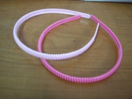 Opaska do włosów 12szt prążki 1580