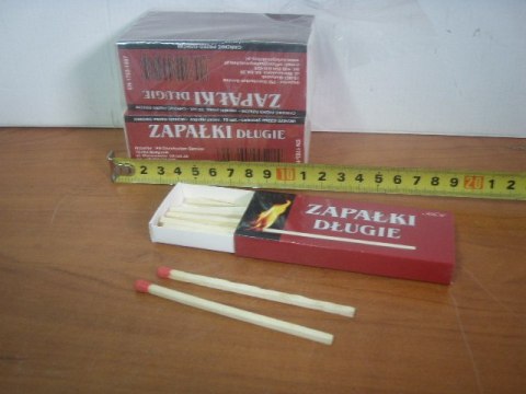 Zapałki długie 10 pudełek