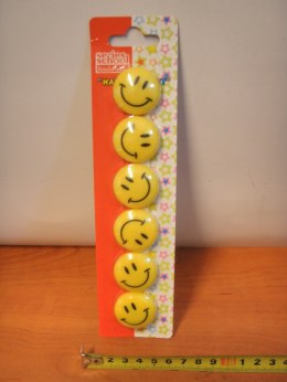 Magnes 6szt. UŚMIECH 30mm MG-30