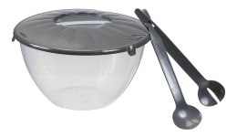 Miska do sałaty z pokrywą i sztućcami 7l | 2940