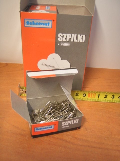 Szpilki 25mm 10op. SCHEMAT 3441
