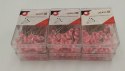 Szpilki ozdobne różowe 50szt diament 54mm 6 paczek SPD54-RO