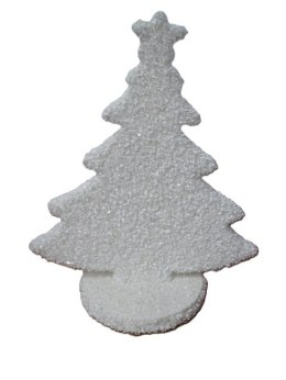 Choinka biała JEŻYK 20cm 2242