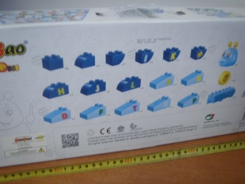 Klocki banbao GĄSIENICA NIEBIESKA | 9105