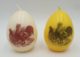 Świeca jajko VINTAGE KOGUT 047647