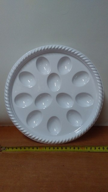 Talerz do jajek TACA OKRĄGŁA na jajka 26,5cm