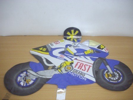 Balony foliowe 10szt mix + patyk