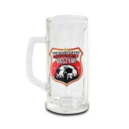 Kufel 500ml KIBICUJEMY NASZYM