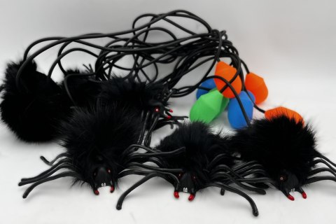 Pająk gumowy skaczący 10szt.