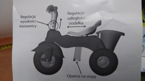 Rowerek trójkołowy W-49