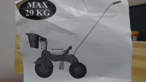 Rowerek trójkołowy W-49