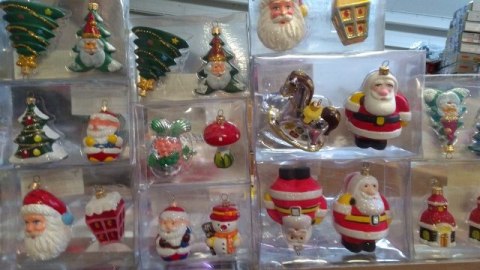 Bombki - figurka 2szt. nietłukące mix