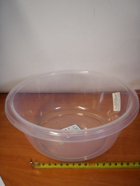 Miska okrągła 1,7l transparent