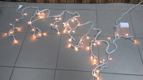 Lampki ze złączką 60led SOPEL BIAŁE | 9179