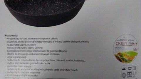 Patelnia aluminiowa 28cm CRISPY NATURAL NEW 316128