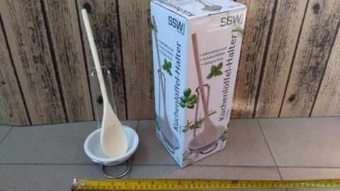 Zestaw stojak kuchenny + łyżka